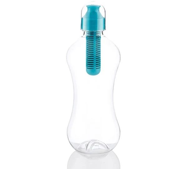 Flasche mit Kohlefilter