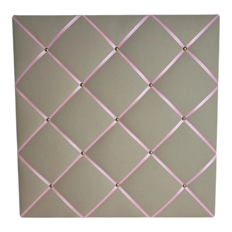 Memoboard beige rosa Wunschgröße