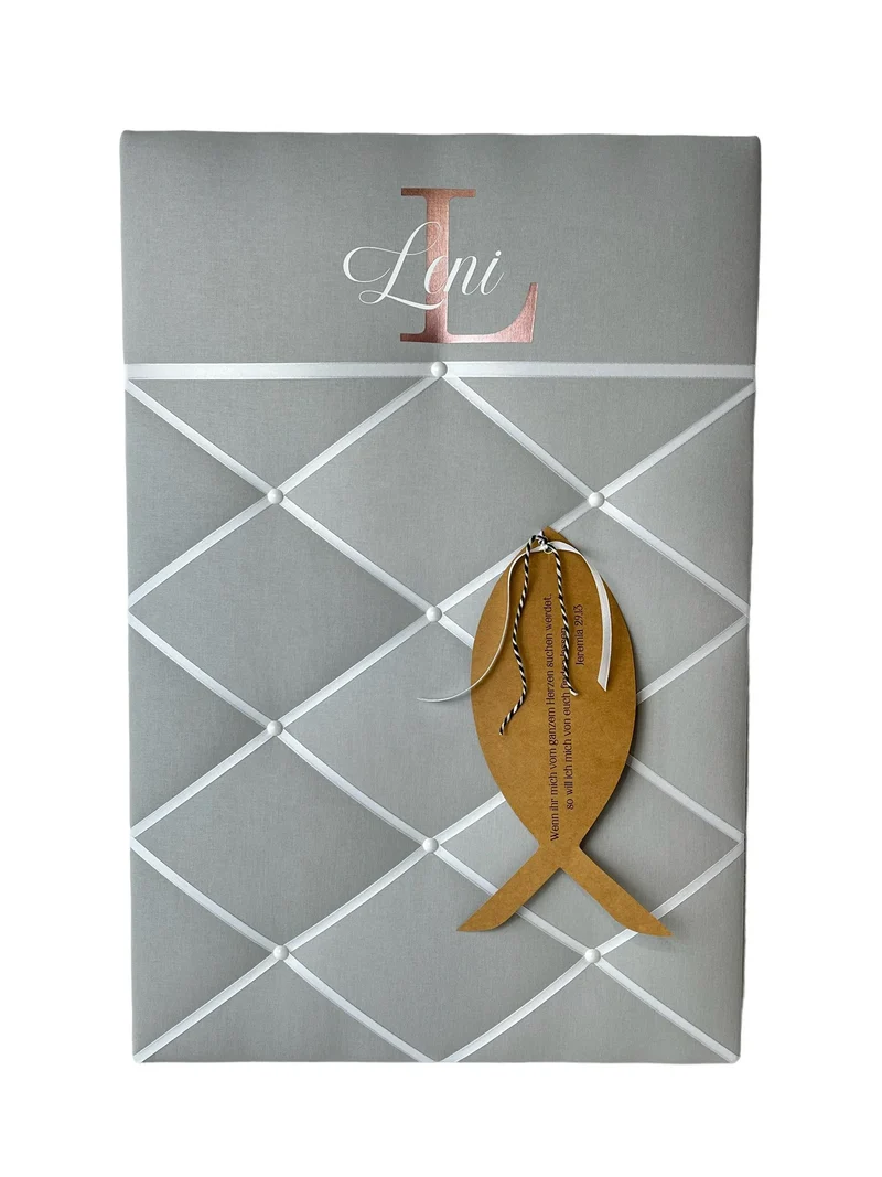 Memoboard personalisiert Konfirmation Kommunion Taufe Geburt