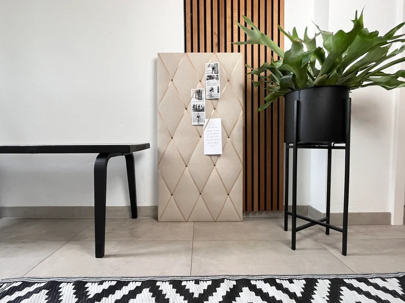 Memoboard beige Scandi 55x100