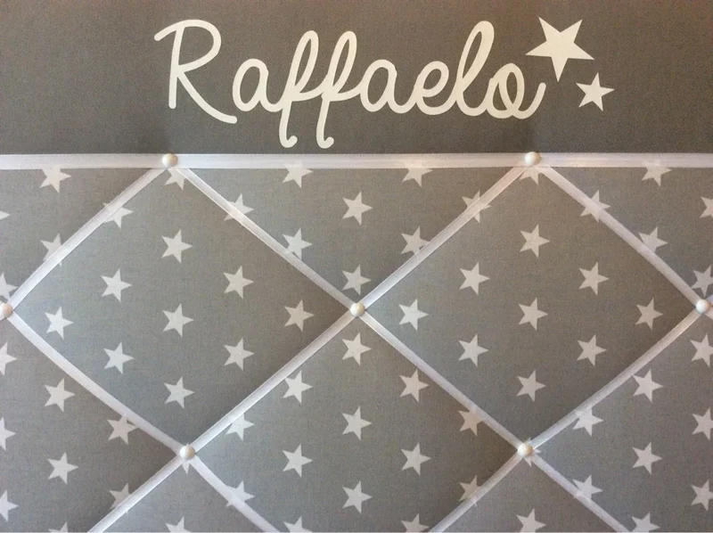 Memoboard mit Wunschnamen Stern