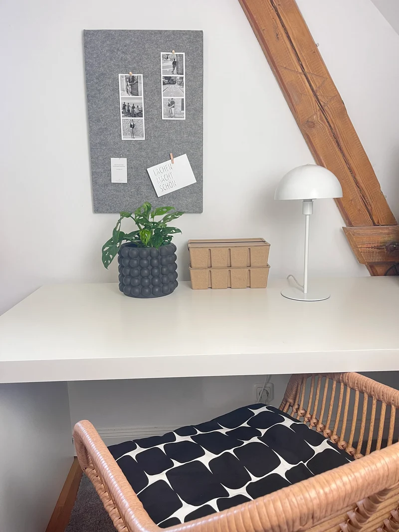 Pinnwand Pinboard Filz Scandi grau