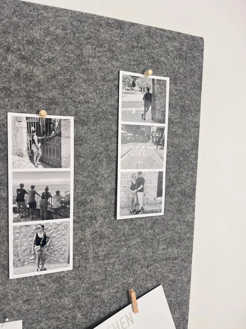 Pinnwand Pinboard Filz Scandi grau