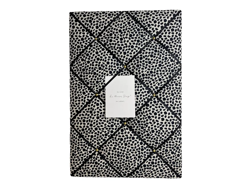 Memoboard Klemmwand Punkte schwarz
