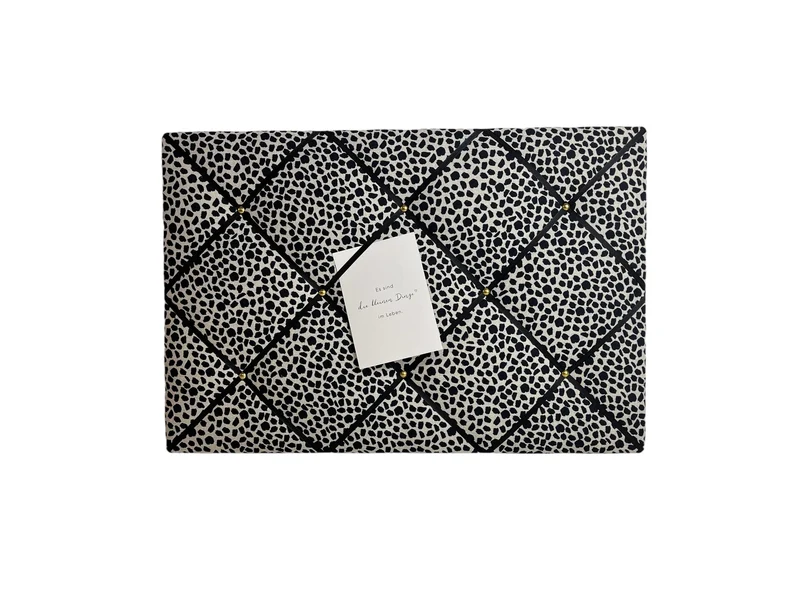 Memoboard Klemmwand Punkte schwarz