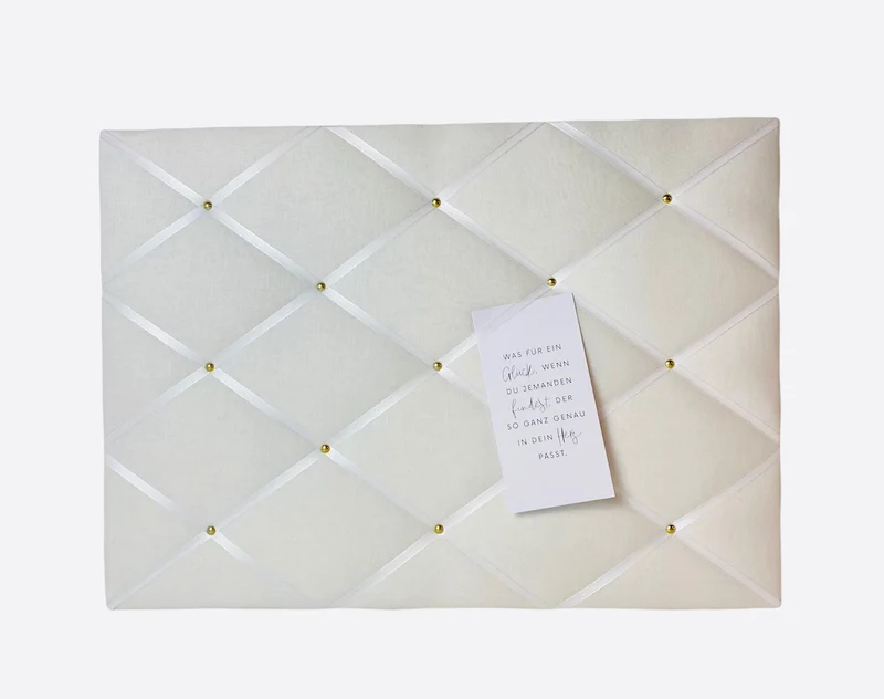 Memoboard weiß Wunschgröße