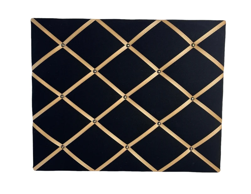 Memoboard schwarz gold Wunschgröße