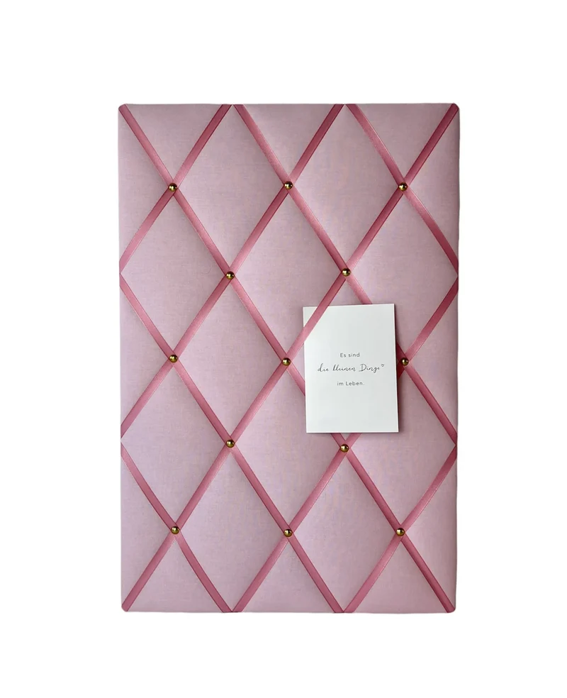 Memoboard pastell pink Wunschgröße
