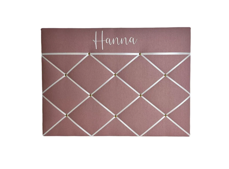Memoboard personalisiert Wunschgröße altrosa