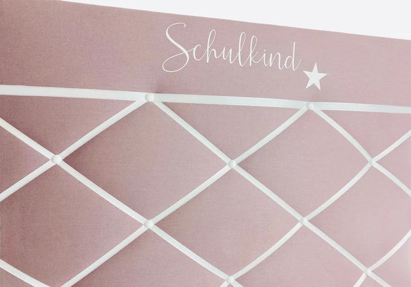 Memoboard Schulkind dusty lavender