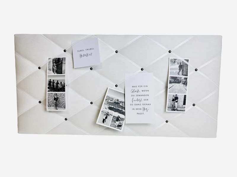 Memoboard weiss 40x80 Klemmwand