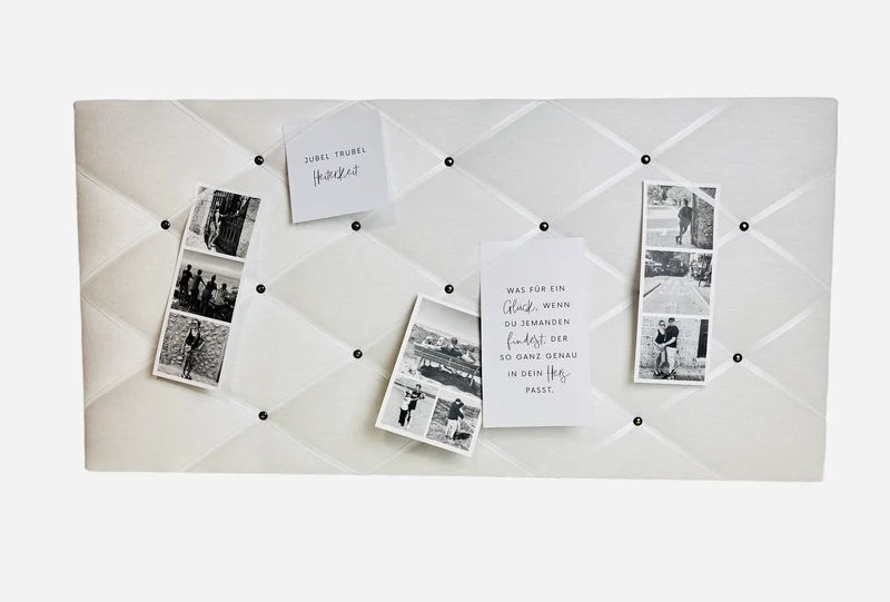 Memoboard weiss 40x80 Klemmwand