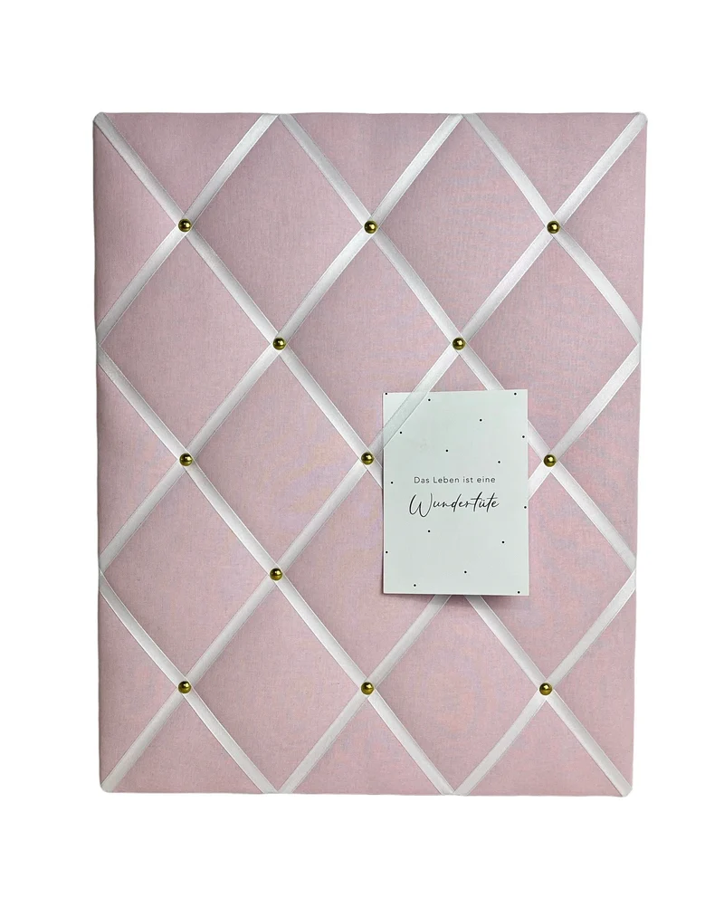 Memoboard hellrosa Wunschgröße Mädchen
