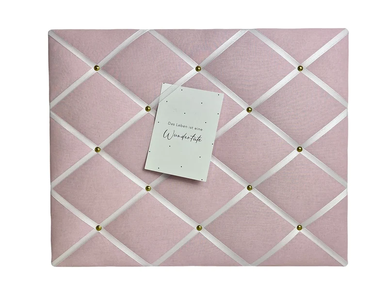 Memoboard hellrosa Wunschgröße Mädchen