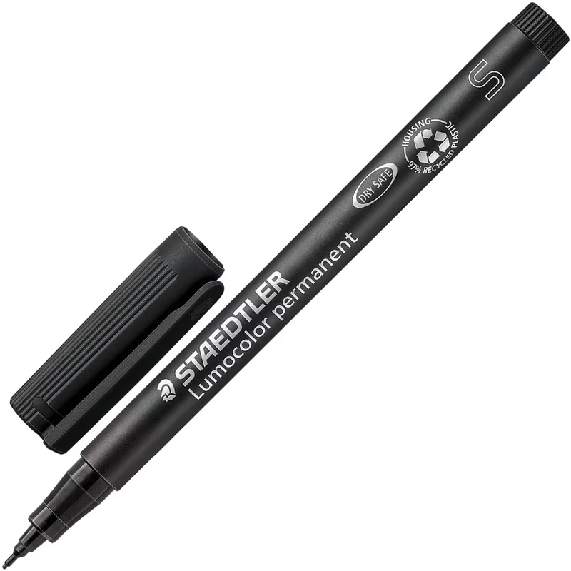 STAEDTLER Lumocolor permanent Folienstift S 0,4mm schwarz 313-9