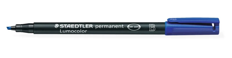 STAEDTLER Lumocolor Folienstift permanent blau B (1,4 mm)