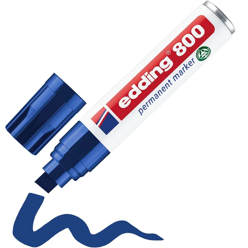 edding 800 Permanent-Marker blau – Einzelstift