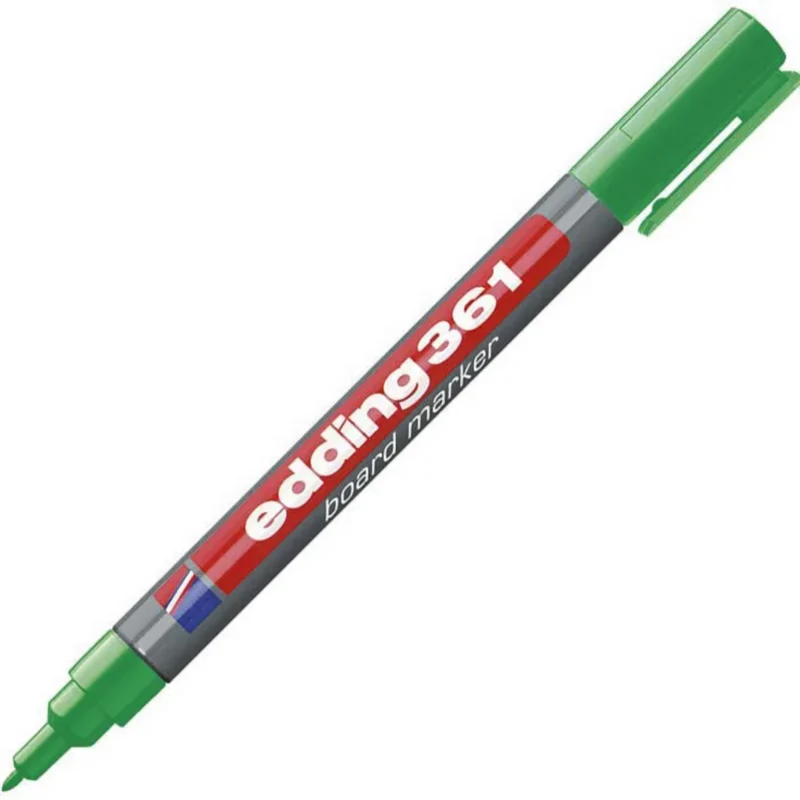 edding 361 Whiteboard-Marker grün – nachfüllbar, 1 mm