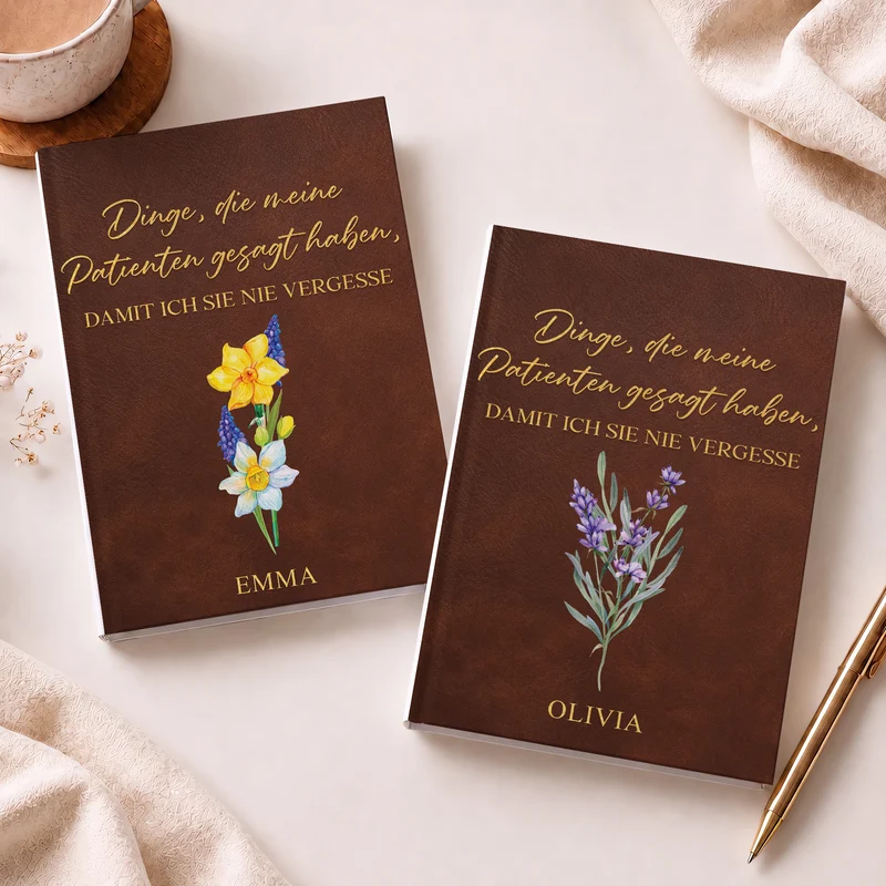 Dinge Die Meine Patienten Gesagt Haben Damit Ich Sie Nie Vergesse - Personalisiertes Notizbuch A5 Pflegerkraft