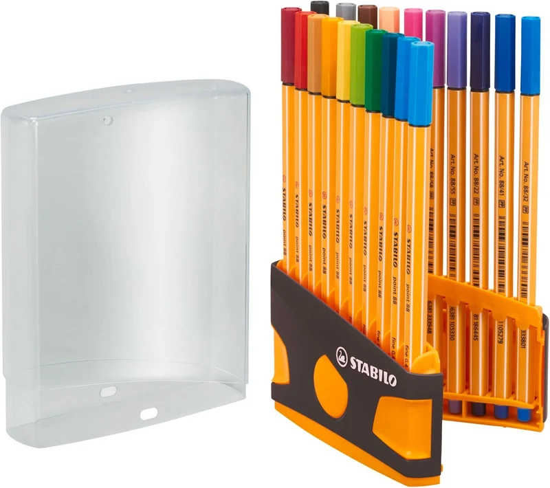 STABILO point 88 ColorParade 20er Fineliner anthrazit/orange
