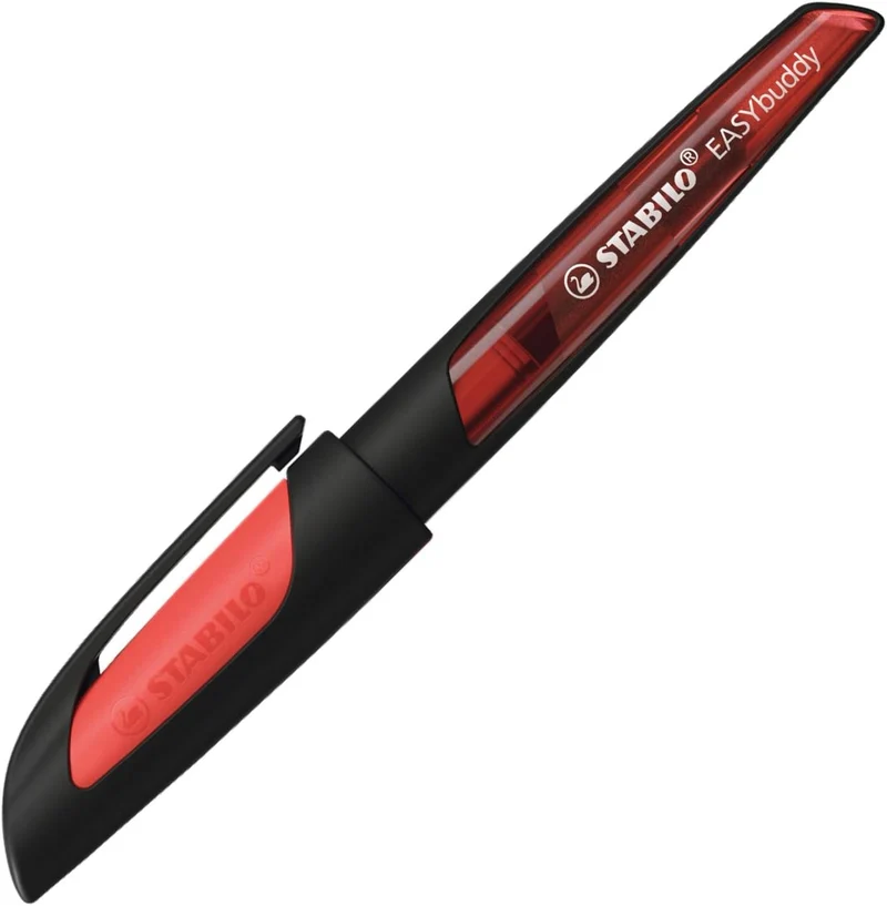 STABILO EASYbuddy Füller schwarz/koralle Feder M