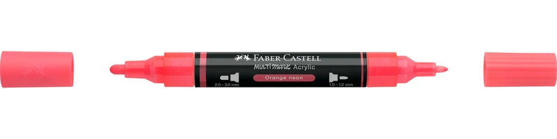 Faber-Castell Multimark Acrylic Marker – Farbe: Orange neon