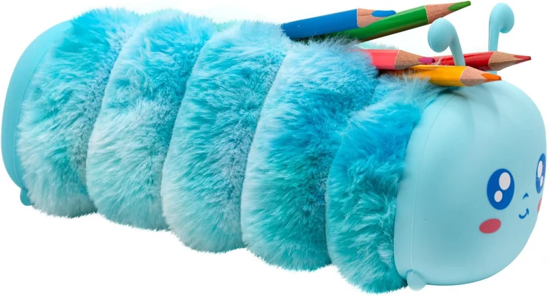 Idena Schlamper Fluffy Raupe – Stiftetui für Schule & Büro