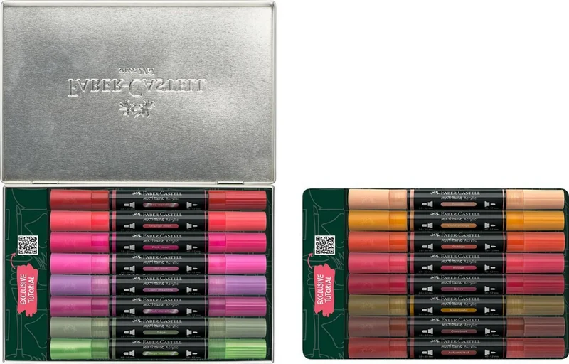 Faber-Castell 186017 Multimark Acrylic Marker 16er Home