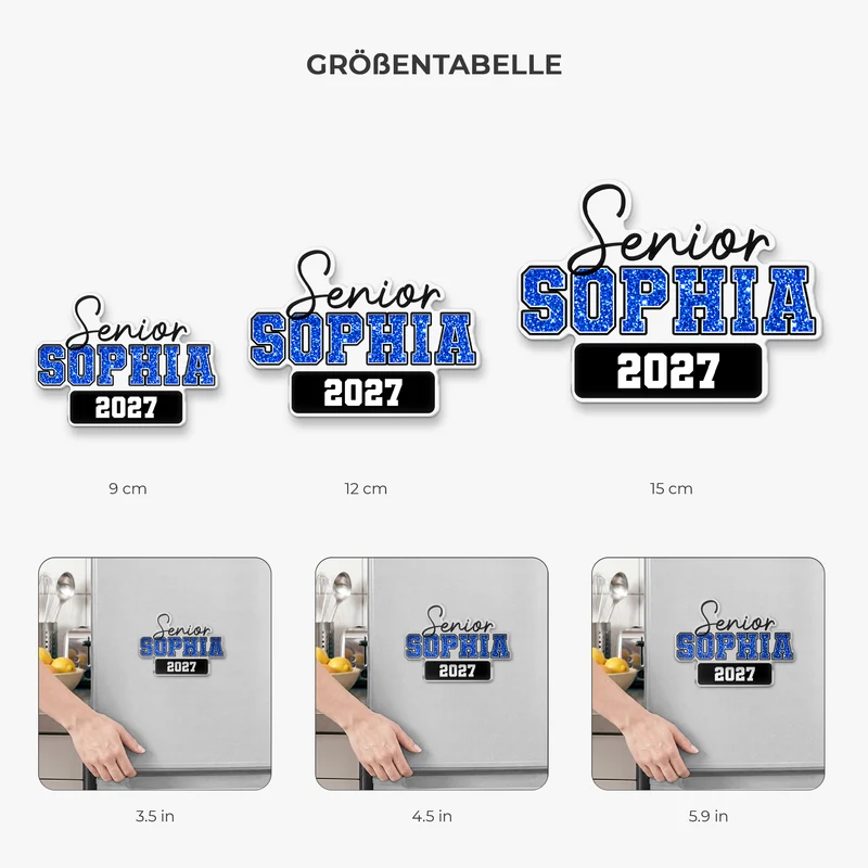 Abschluss / Abi - Acryl Magnet Personalisiert
