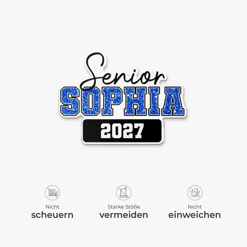 Abschluss / Abi - Acryl Magnet Personalisiert
