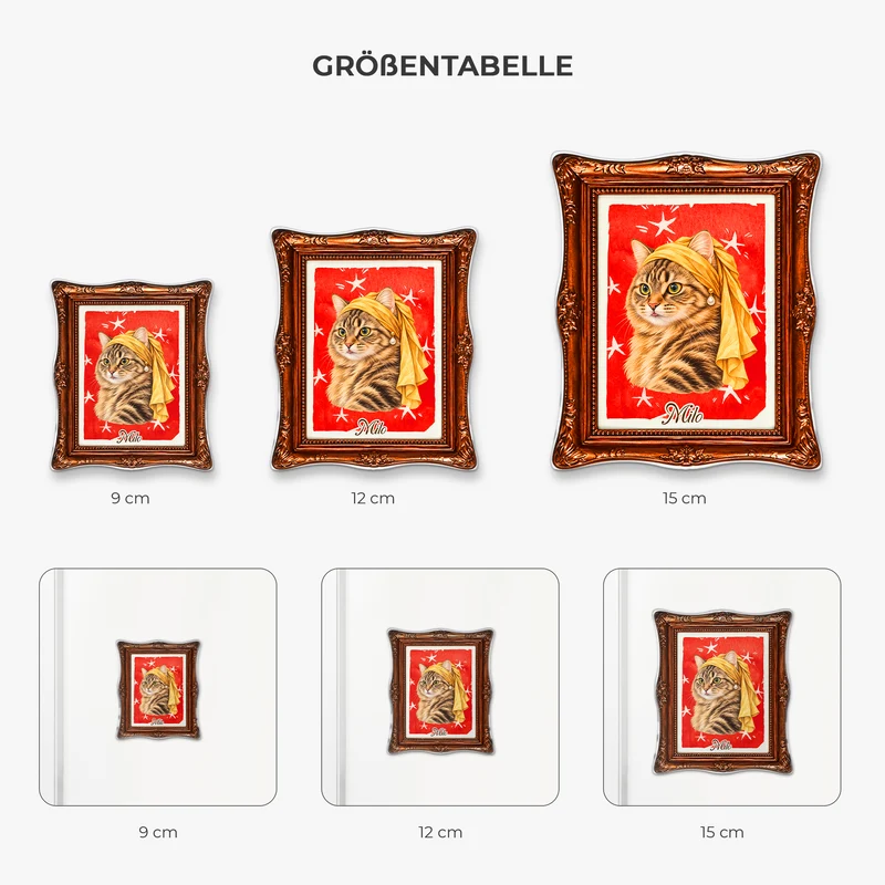 [3D-Optik] Haustier AI Bild Generator - Acryl Kühlschrankmagnet Personalisiert