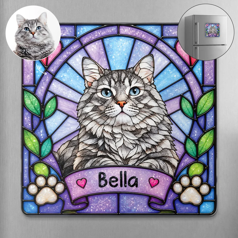 Haustier AI Bild Generator - Acryl Kühlschrankmagnet Personalisiert