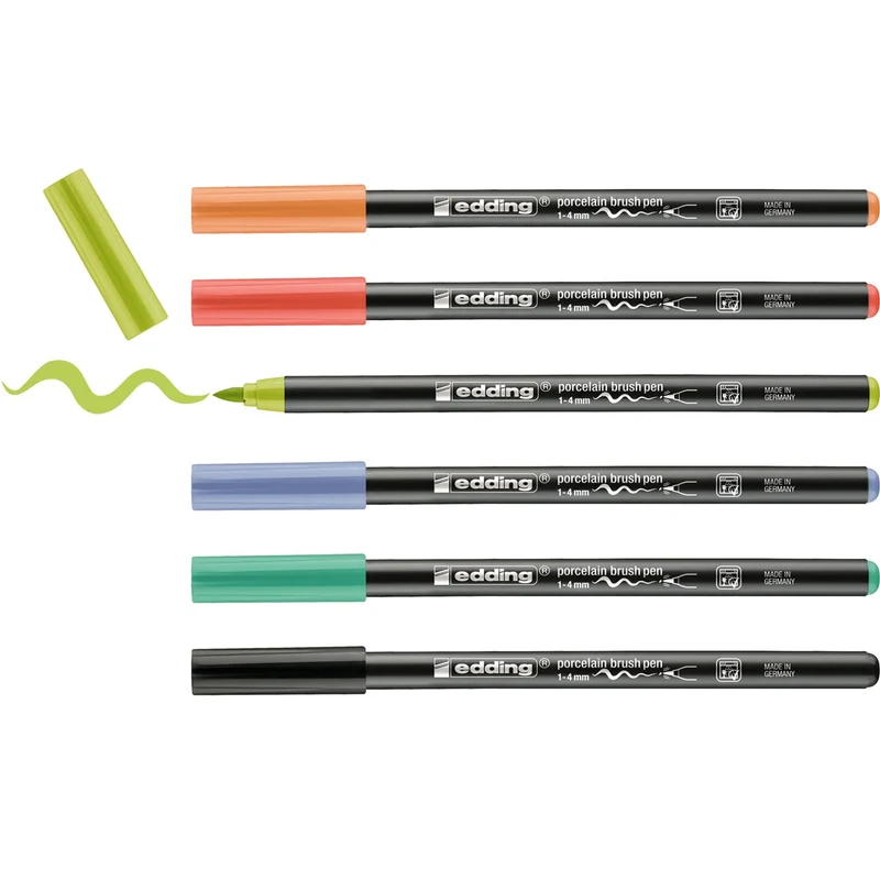 edding 4200 Porzellanpinselstift vivid 6er-Set