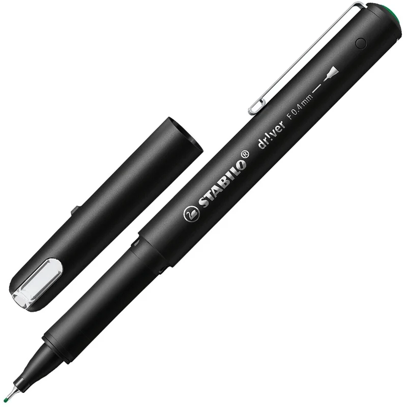 STABILO driver Fineliner grün 0,4 mm – Einzelstift