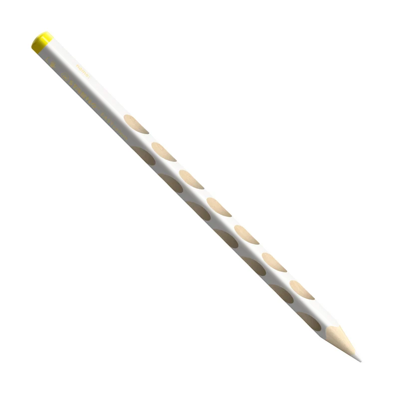 STABILO EASYcolors Buntstift weiß – Einzelstift für Linkshänder