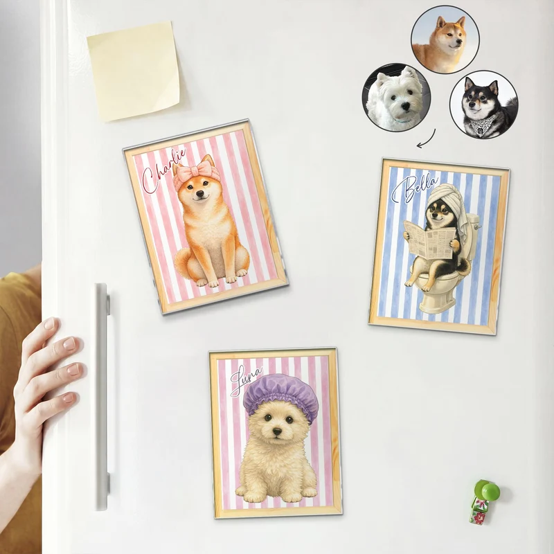 Haustier – Foto Acryl Magnet Personalisiert