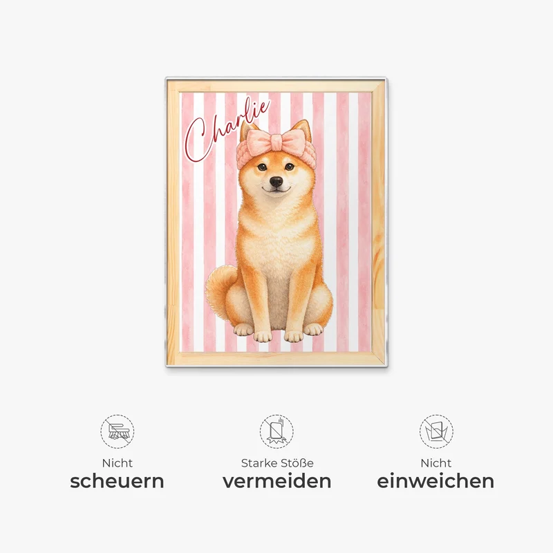 Haustier – Foto Acryl Magnet Personalisiert