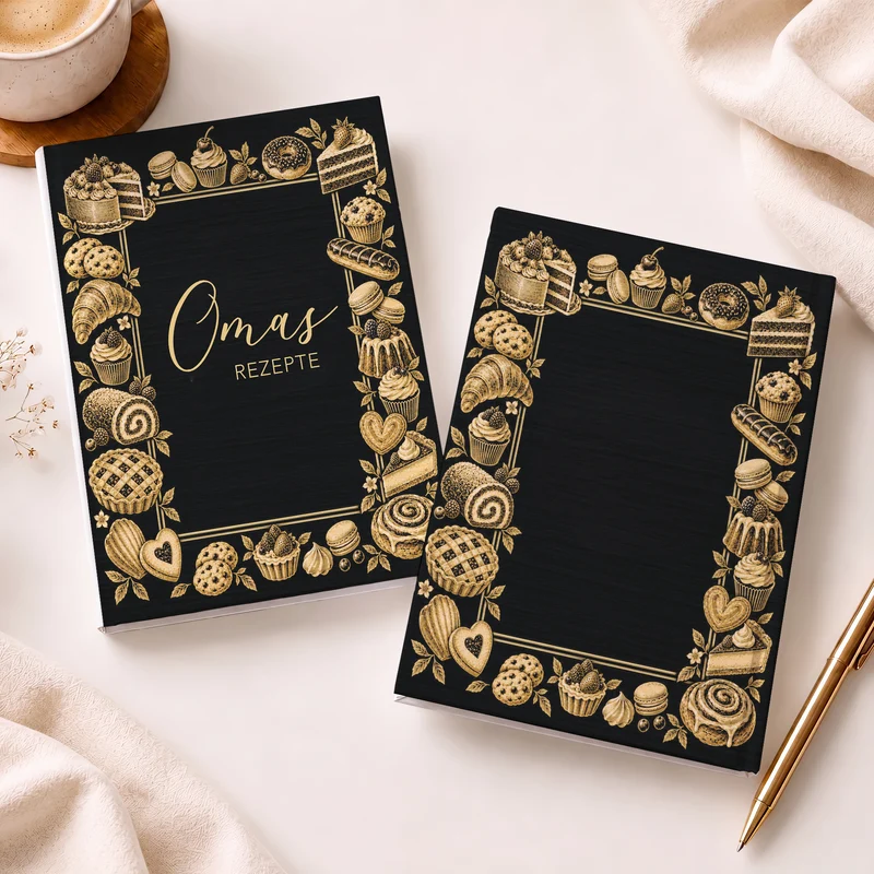 Mamas Rezepte - Personalisiertes Notizbuch A5