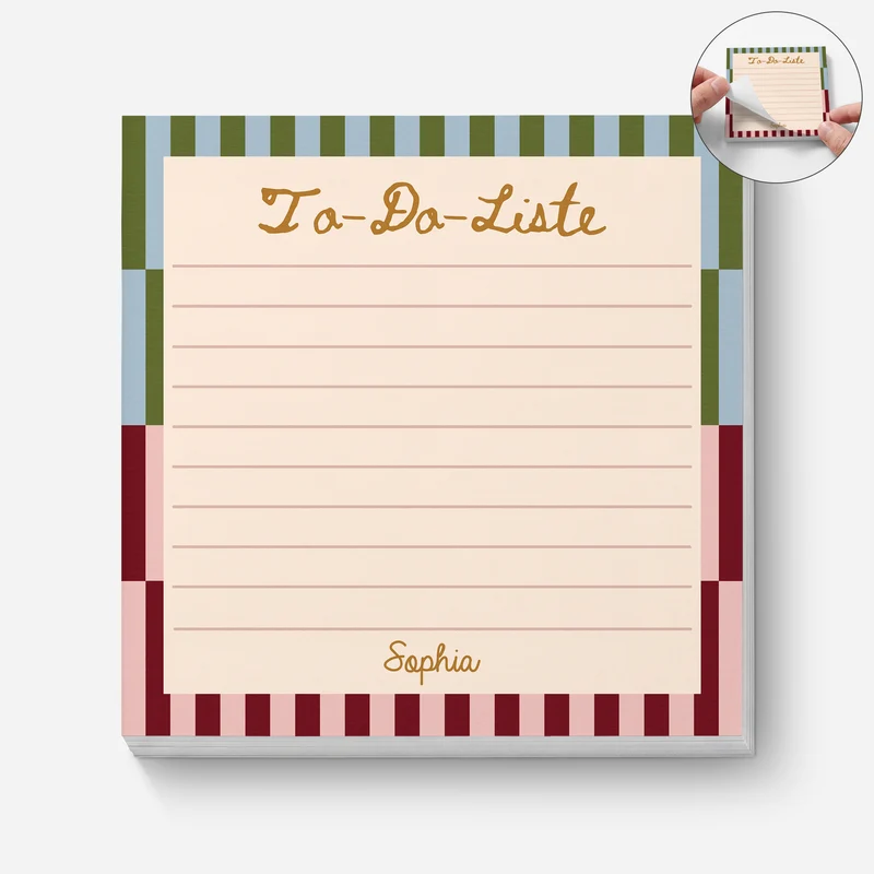 To-Do-Liste - Personalisiertes Geschenk | Haftnotizen Männer Frauen