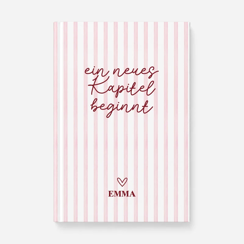 Ein Neues Kapitel Beginnt - Personalisierte Geschenke Frauen | Notizbuch A5