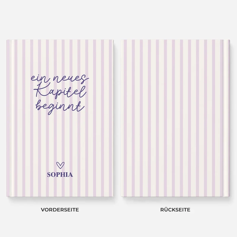 Ein Neues Kapitel Beginnt - Personalisierte Geschenke Frauen | Notizbuch A5