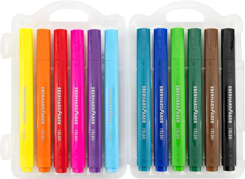 Eberhard Faber Filzstifte Dreikant 12er Set