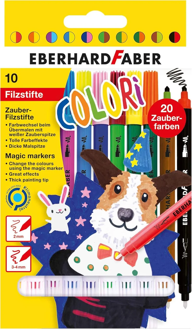 Eberhard Faber Zauber-Filzstifte Doppelspitze 10er