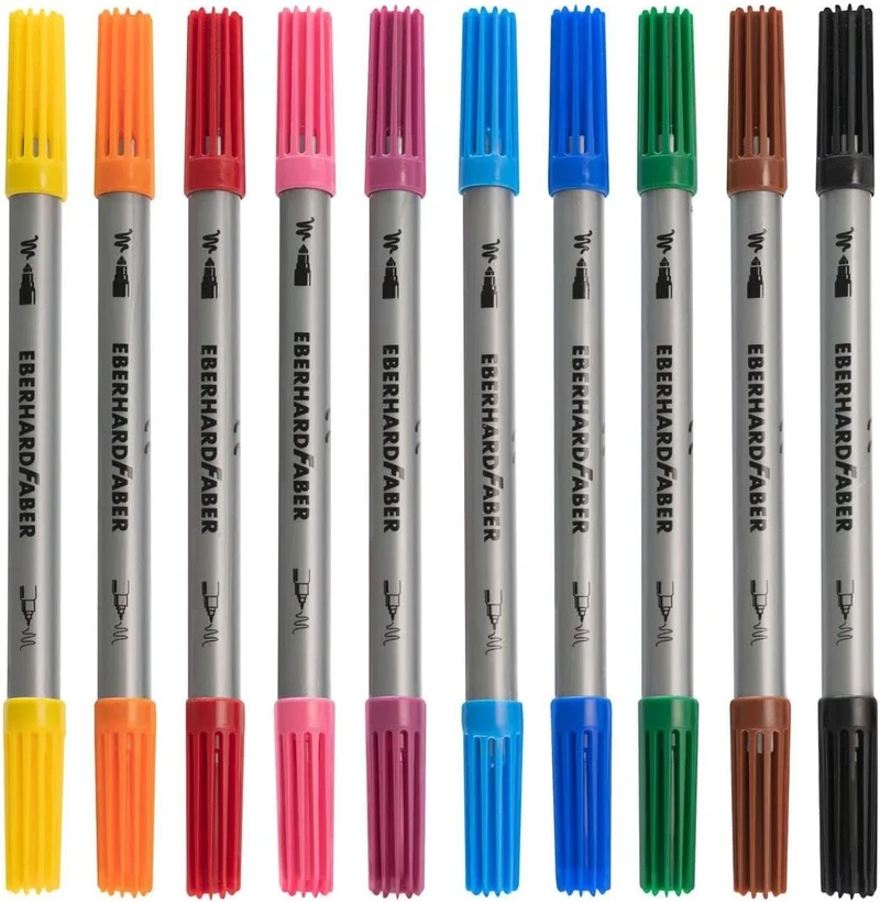 Eberhard Faber Doppelfasermaler 10 Farben