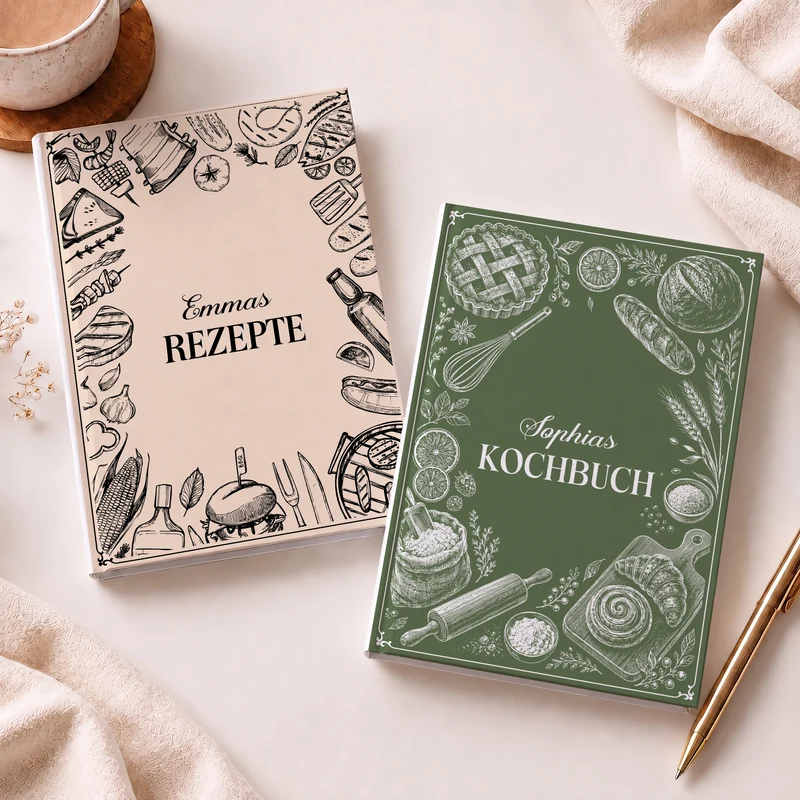 Kochbuch Brot Backen - Personalisiertes Notizbuch A5