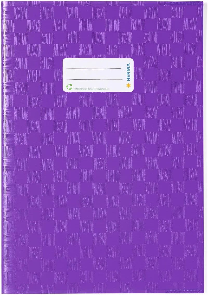 HERMA Heftschoner gedeckt violett DIN A4