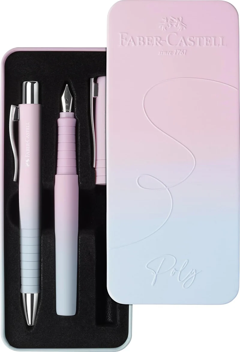 Faber-Castell Schreibset Blushing Sky Füller + Kugelschreiber