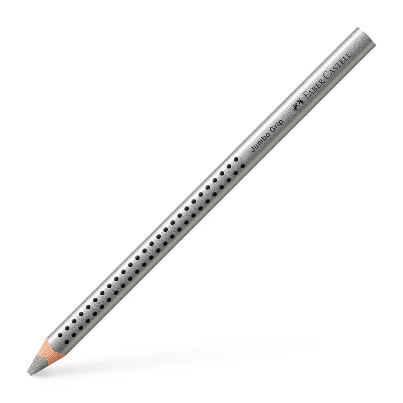 Faber-Castell Colour Grip Jumbo Buntstift Silber – Einzelstift