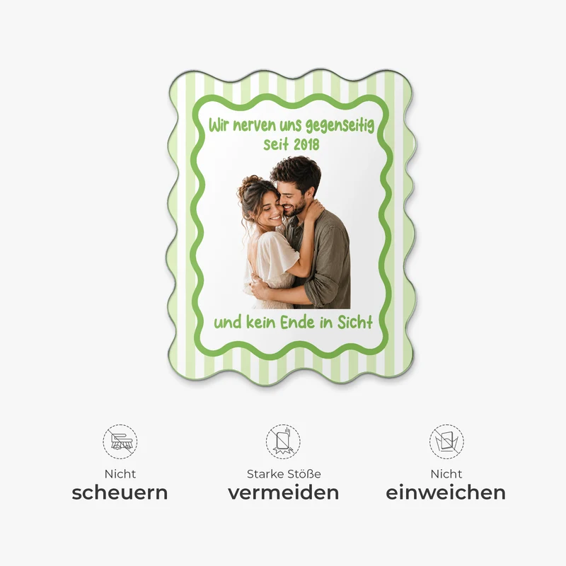 Wir Nerven Uns Gegenseitig - Personalisierte Geschenke Paar | Acryl Magnet Foto
