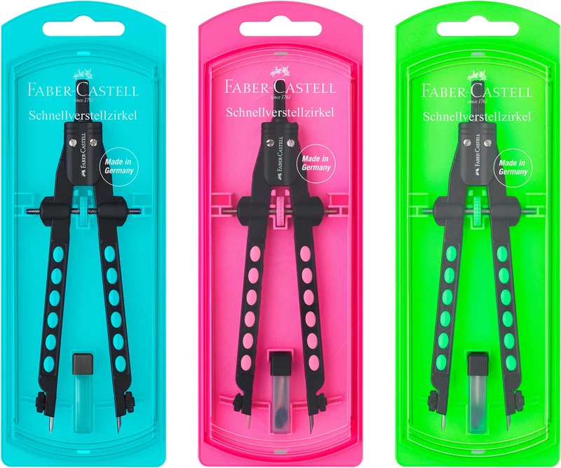 Faber-Castell Schnellverstellzirkel farbig